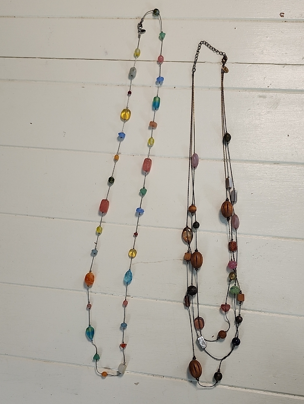 Lia Sophia Retired Vintage Set Of 2 Necklaces